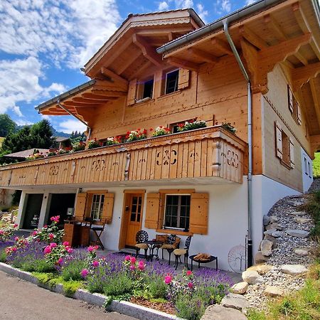 Large Deluxe Studio For 2 - Chalet Lovo Lenk Exterior photo