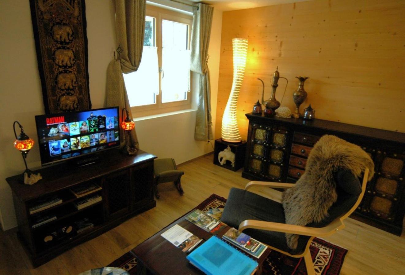Large Deluxe Studio For 2 - Chalet Lovo Lenk Exterior photo
